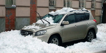 Внимание !! Сход снега с крыш !